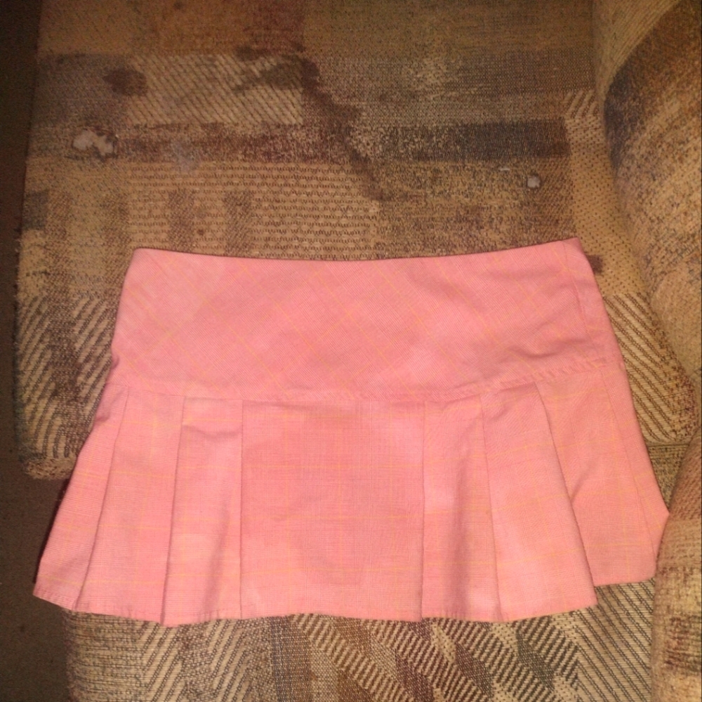 Women's Size:Small Red Pleated Skirt